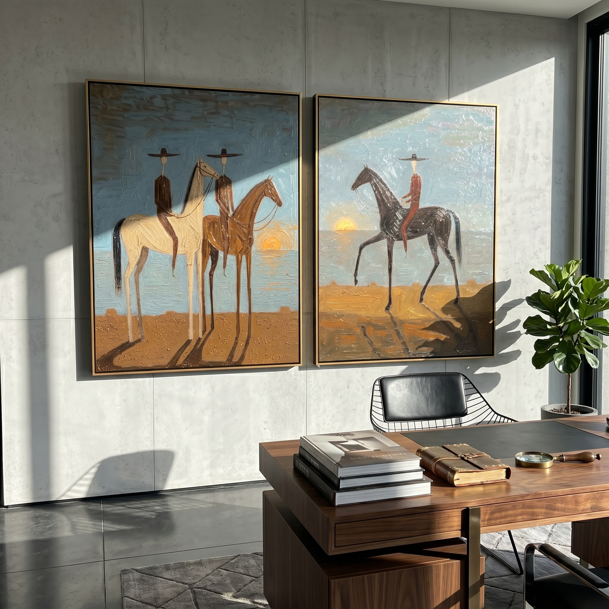 Dusk Riders Diptych