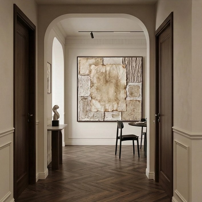 Aged Linen Layers – 3