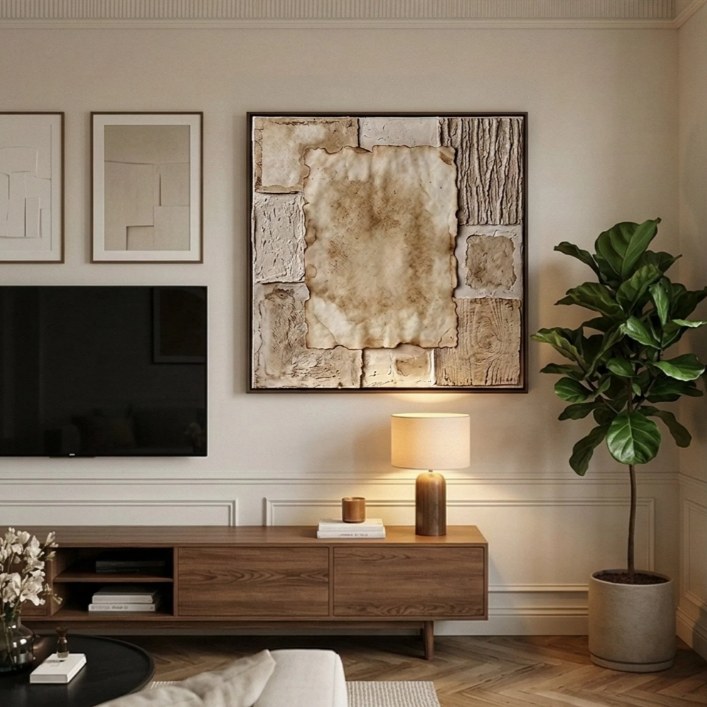 Aged Linen Layers – 4