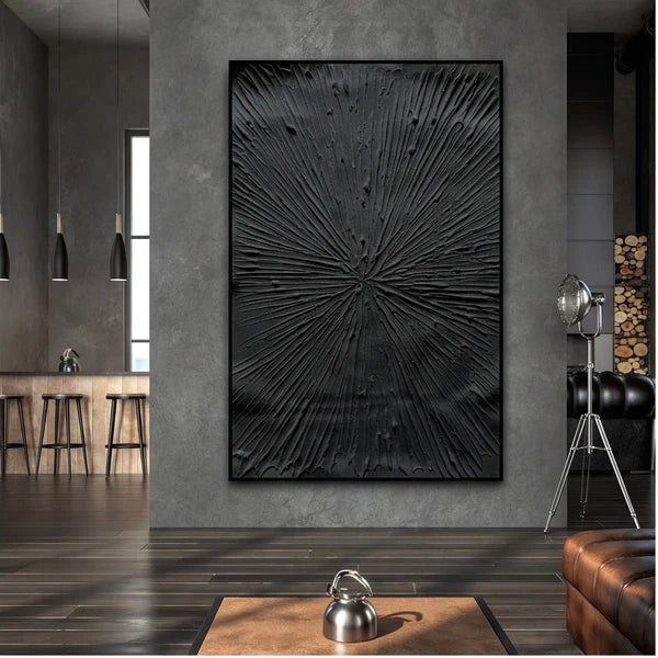 Black Abstract Wall Art