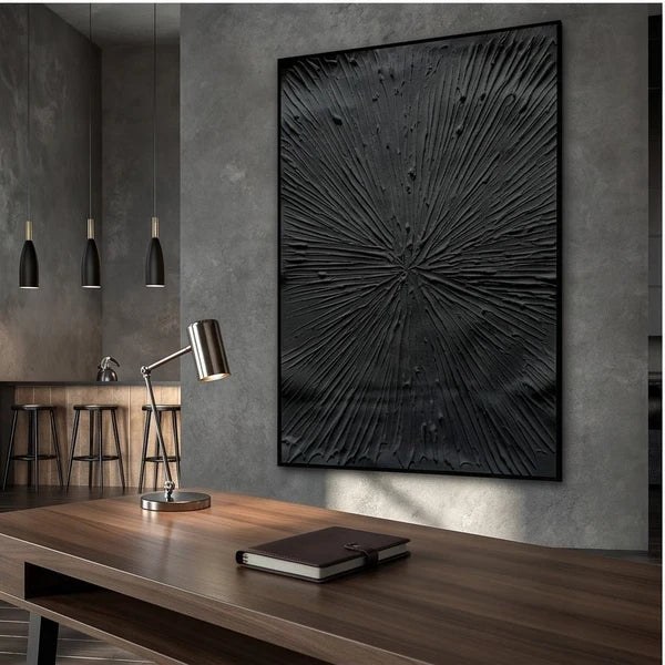 Black Abstract Wall Art – 3
