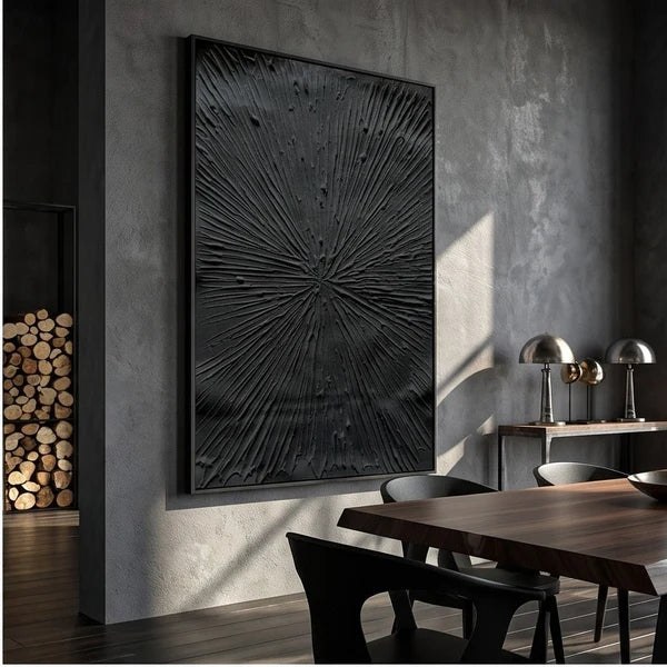 Black Abstract Wall Art – 4