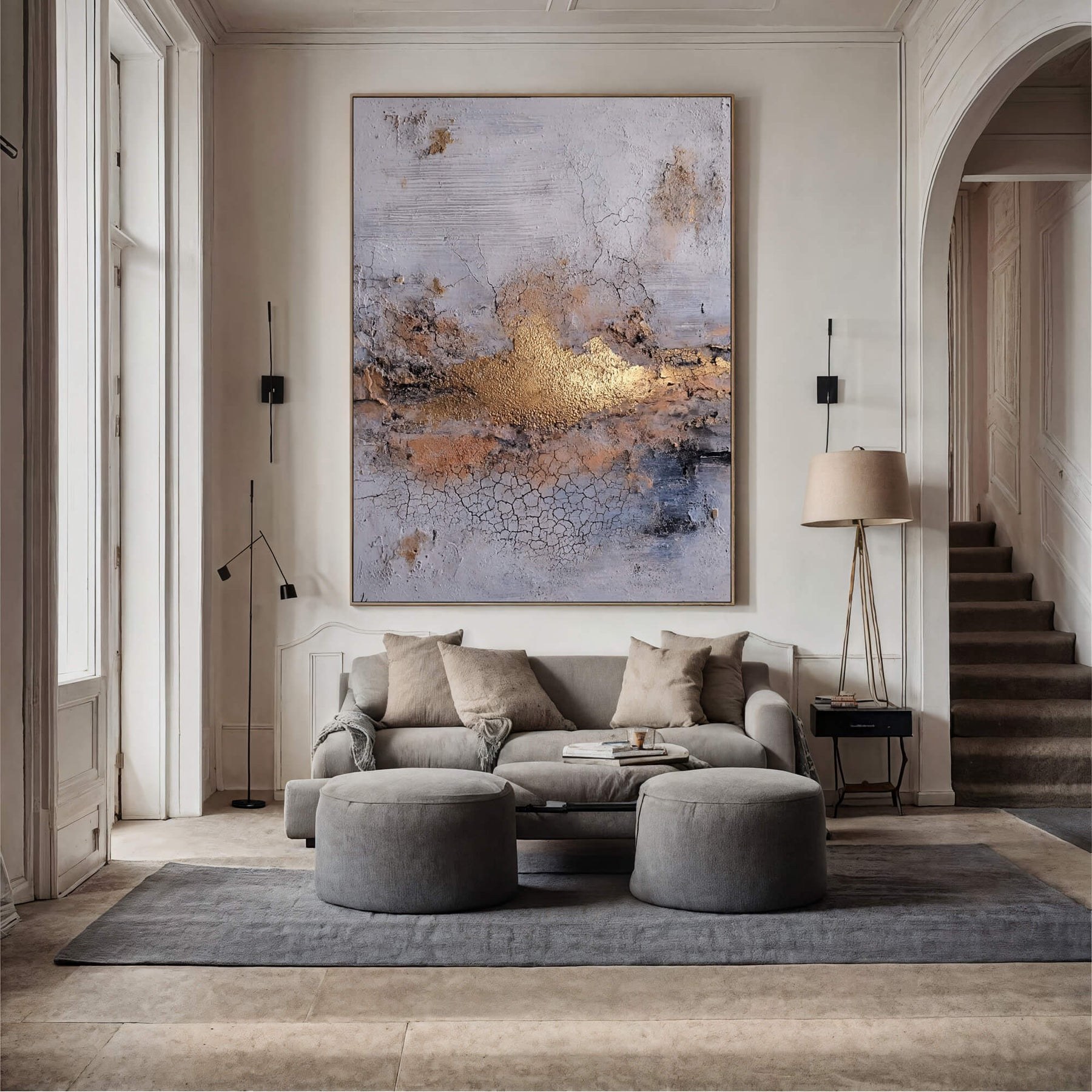 Cracked Gold Horizon – 2