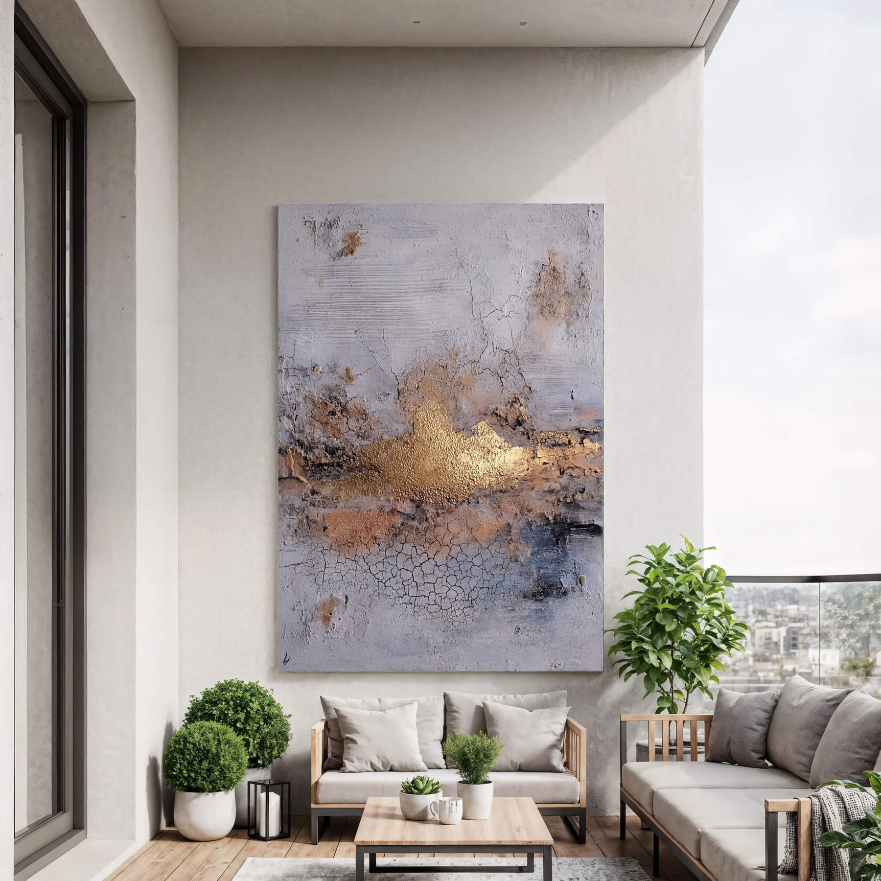 Cracked Gold Horizon – 6