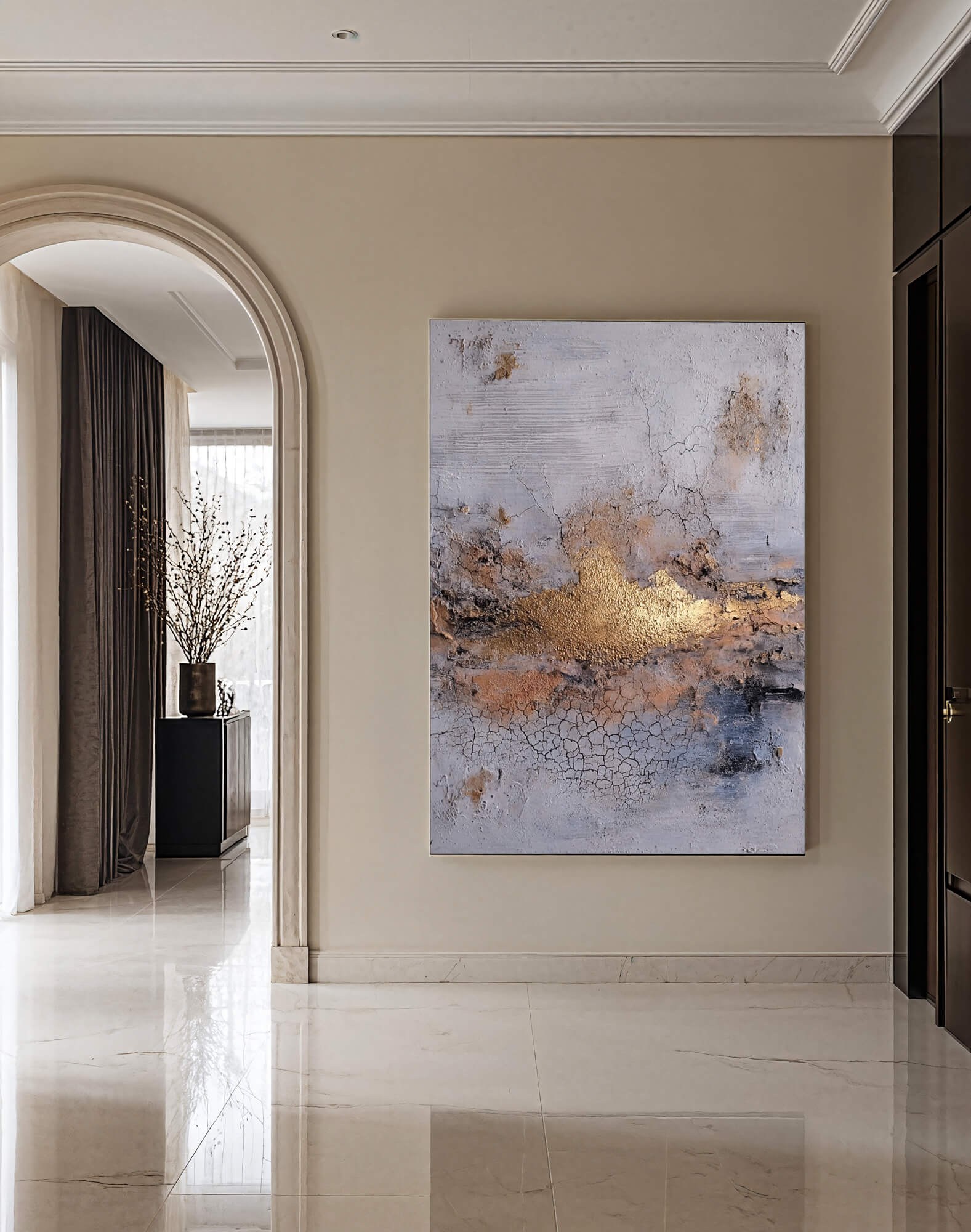 Cracked Gold Horizon – 7