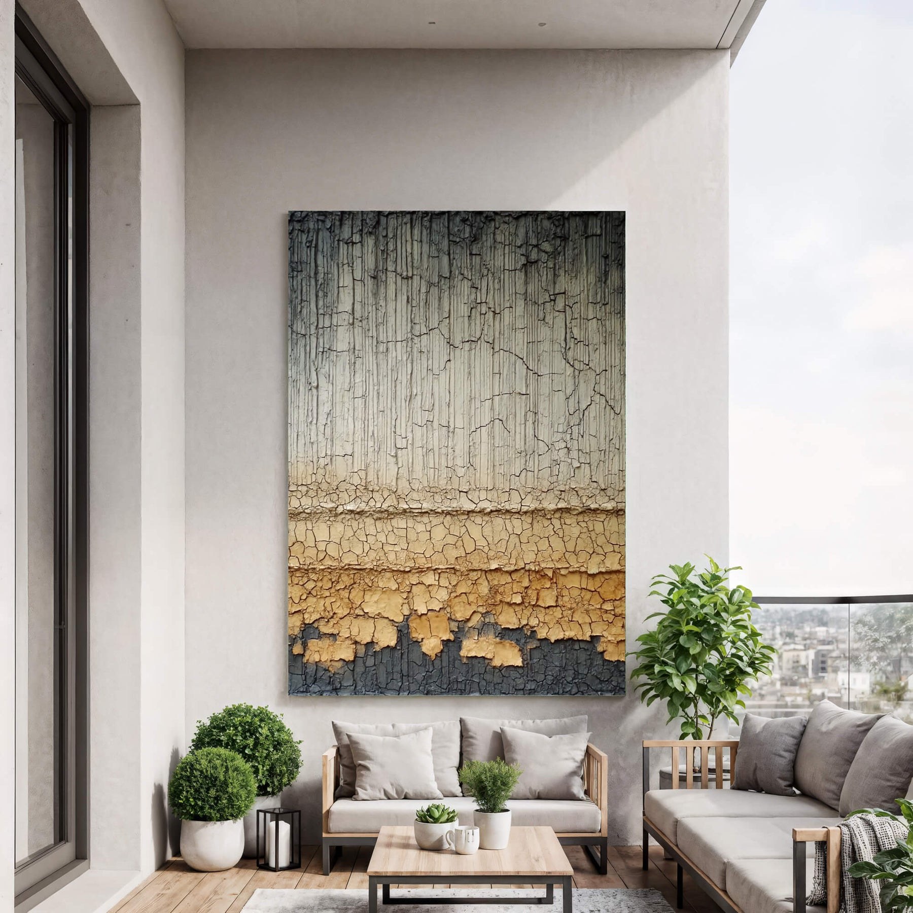 Cracked Layered Strata – 2
