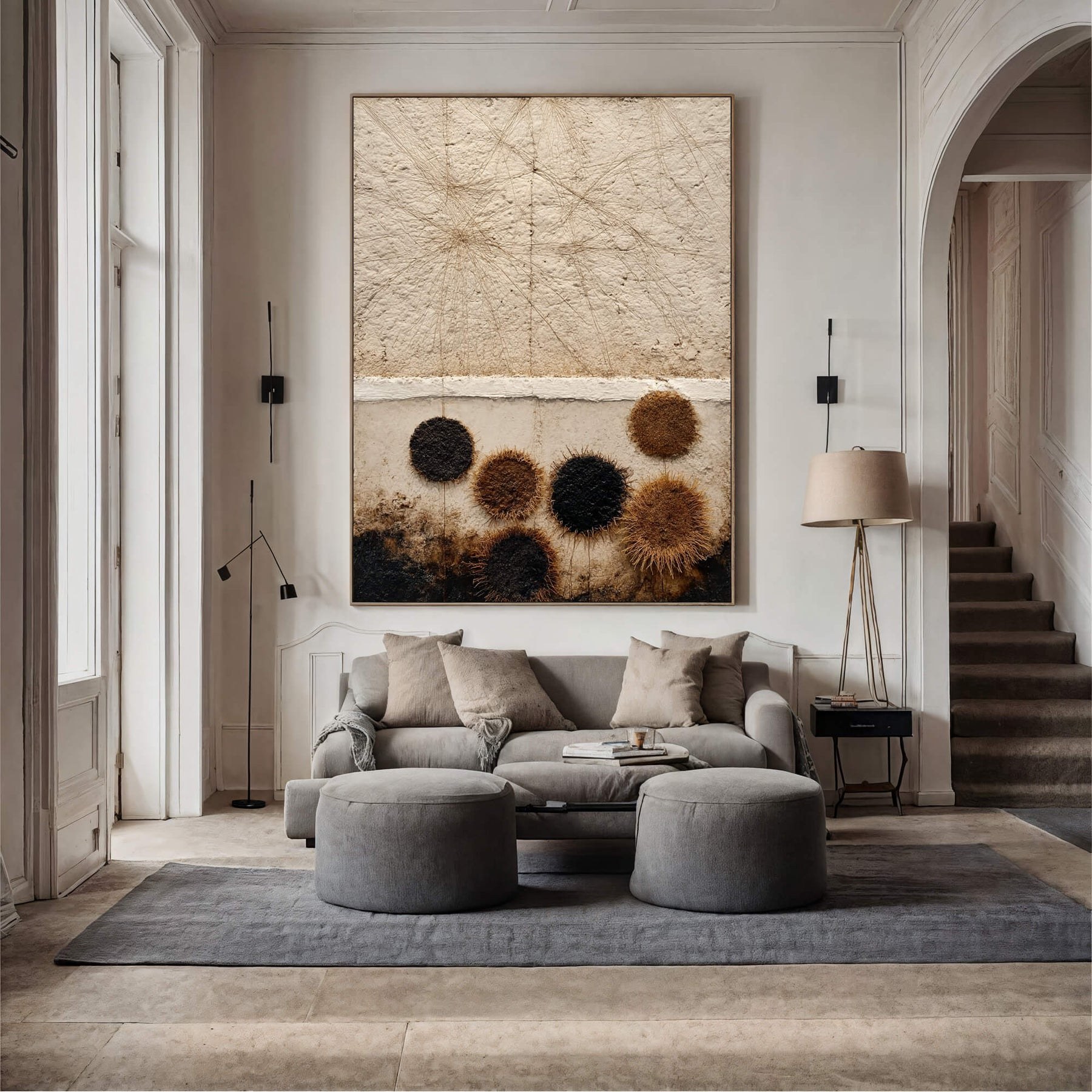 Fibrous Circle Textures