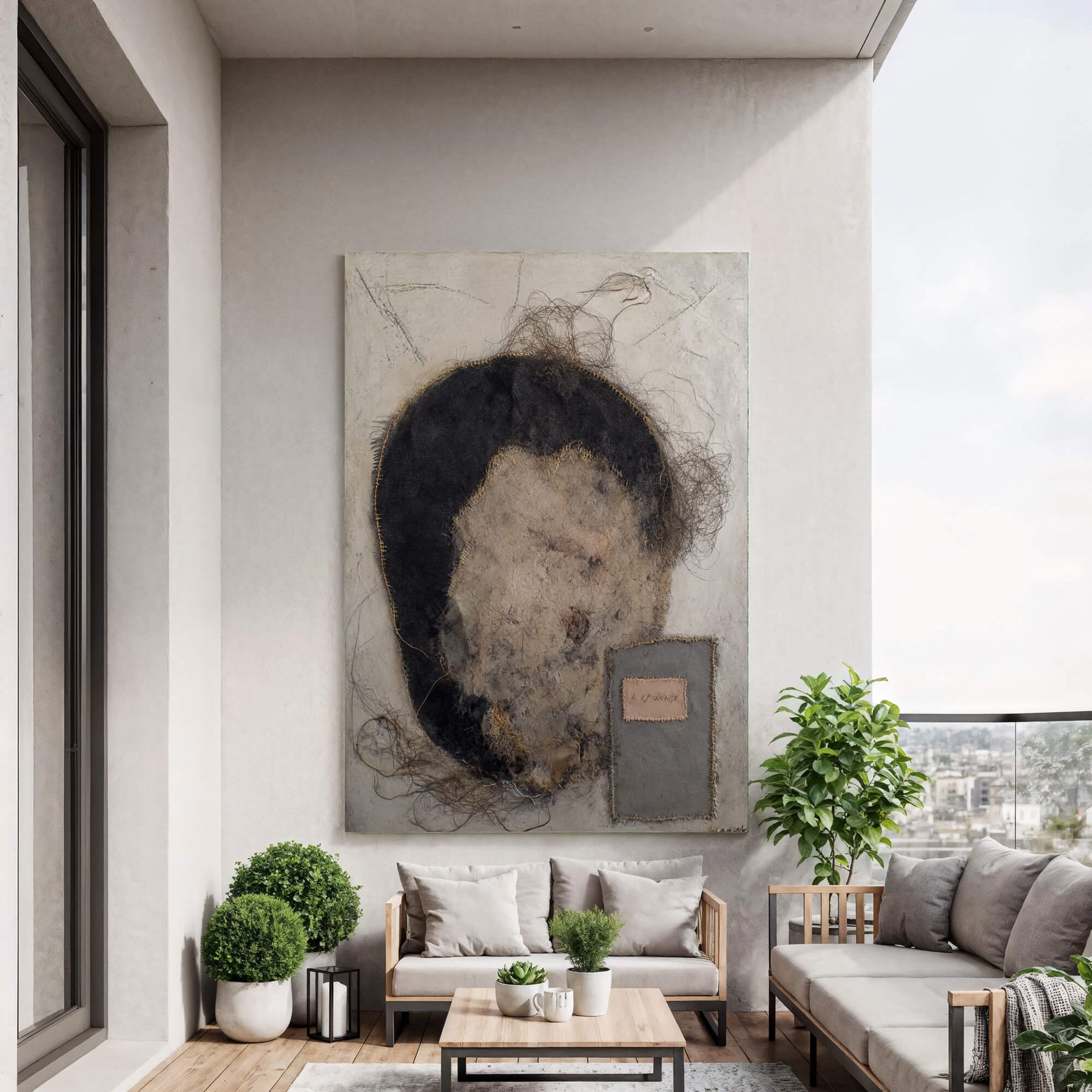 Frayed Fiber Portrait – 3