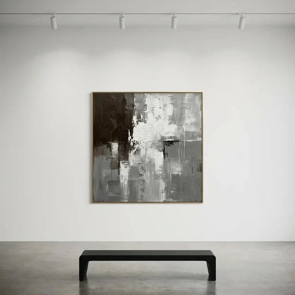 Grey Neutral Abstract Wall Art – 3