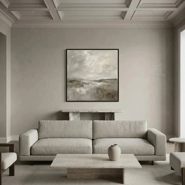Neutral Abstract Landscape Wall Art