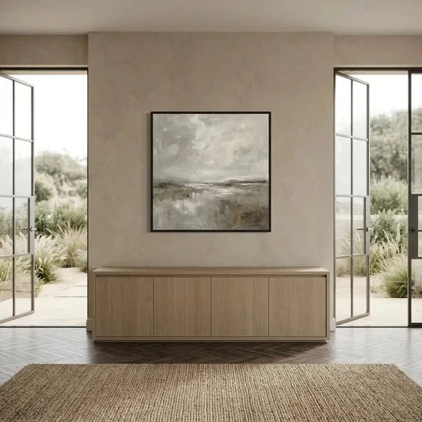 Neutral Abstract Landscape Wall Art – 4