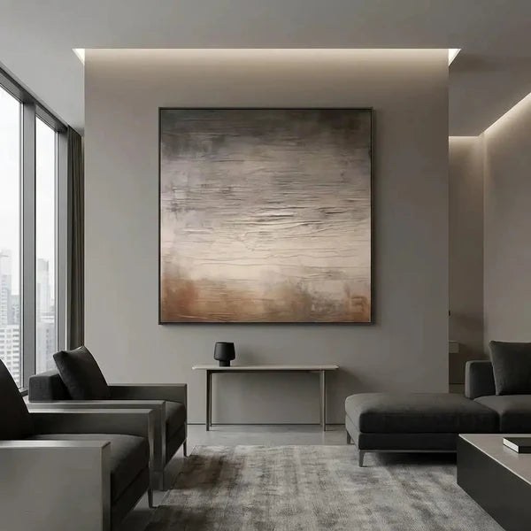 Neutral Textured Abstract Wall Art