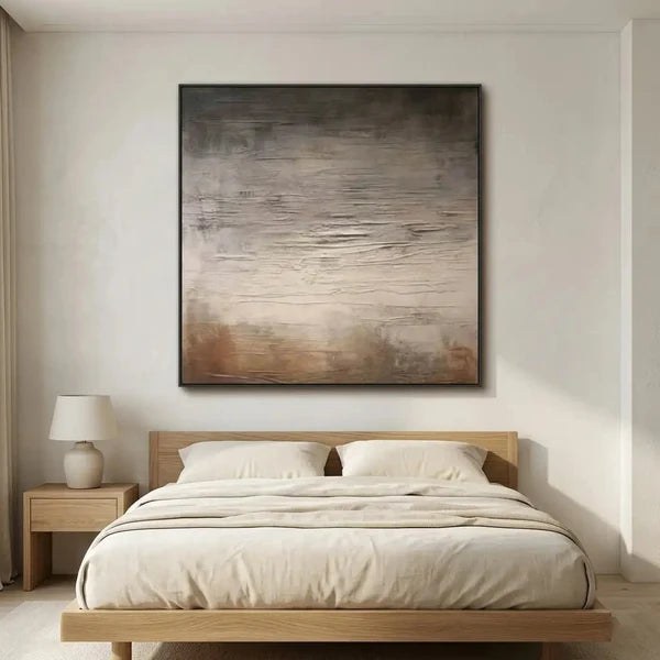 Neutral Textured Abstract Wall Art – 5