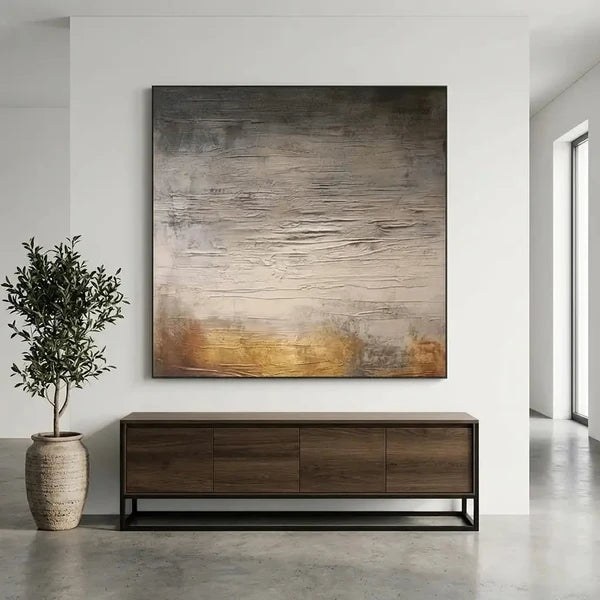 Neutral Textured Abstract Wall Art – 8