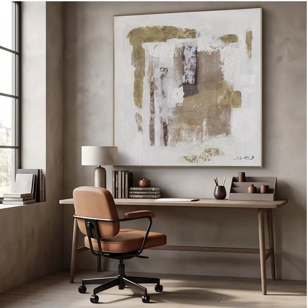 Pink Neutral Neutral Abstract Wall Art – 4