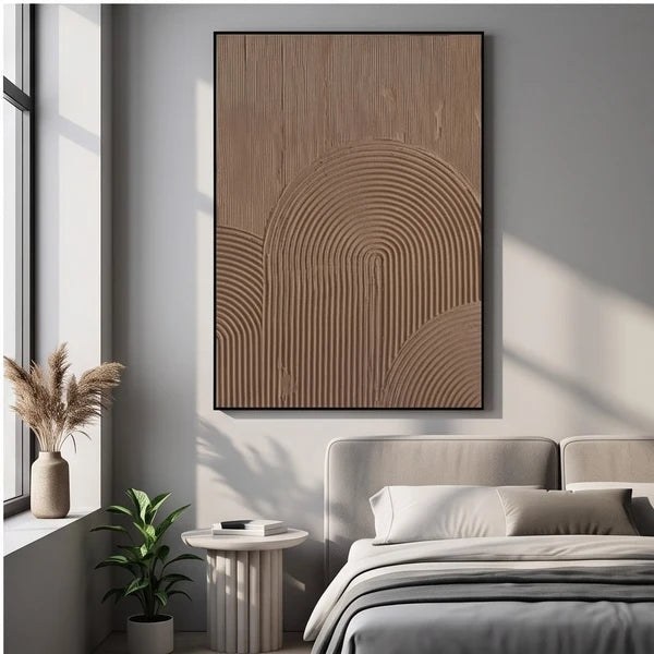 Textured Geometric Abstract Wall Art – 3