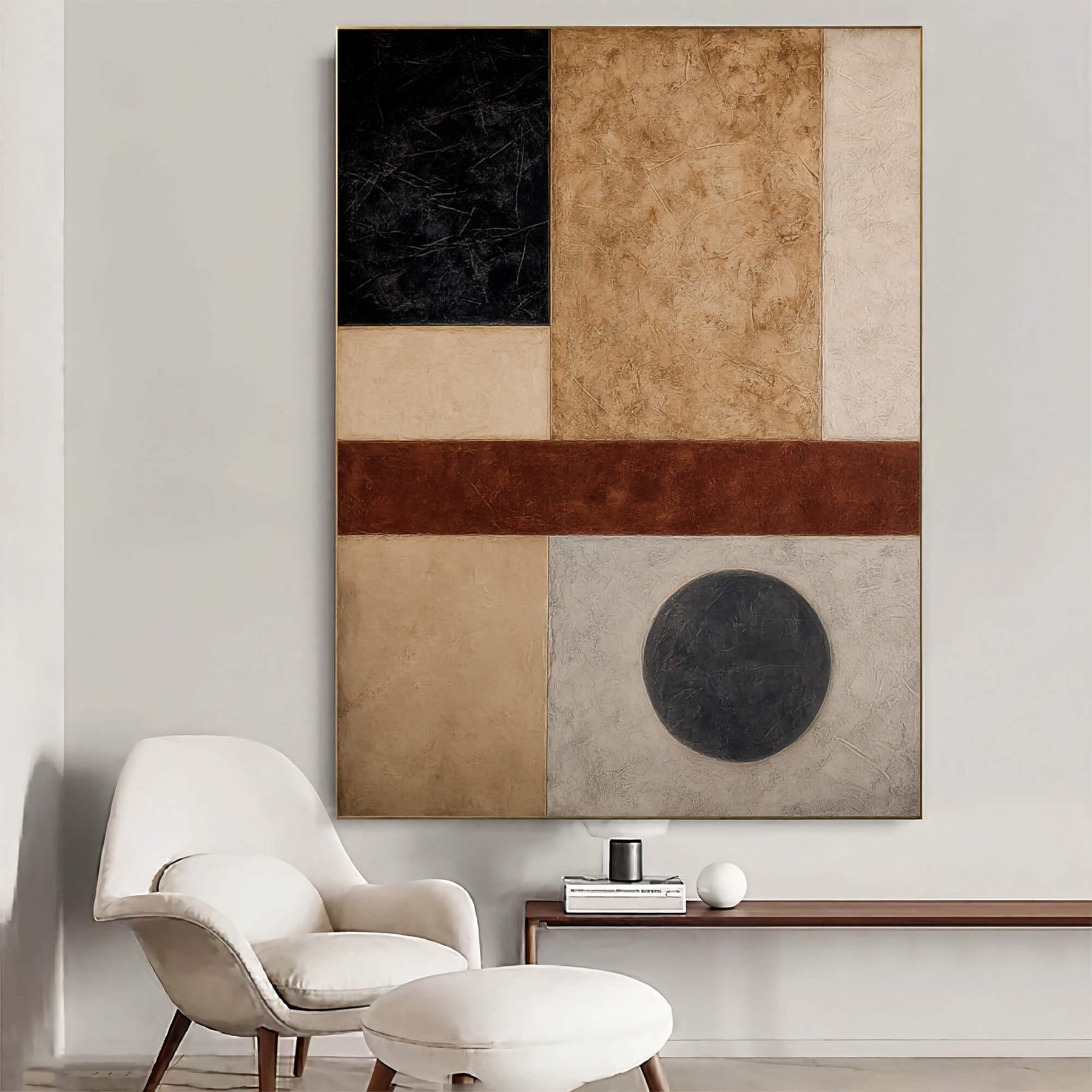 Textured Geometric Balance – 4