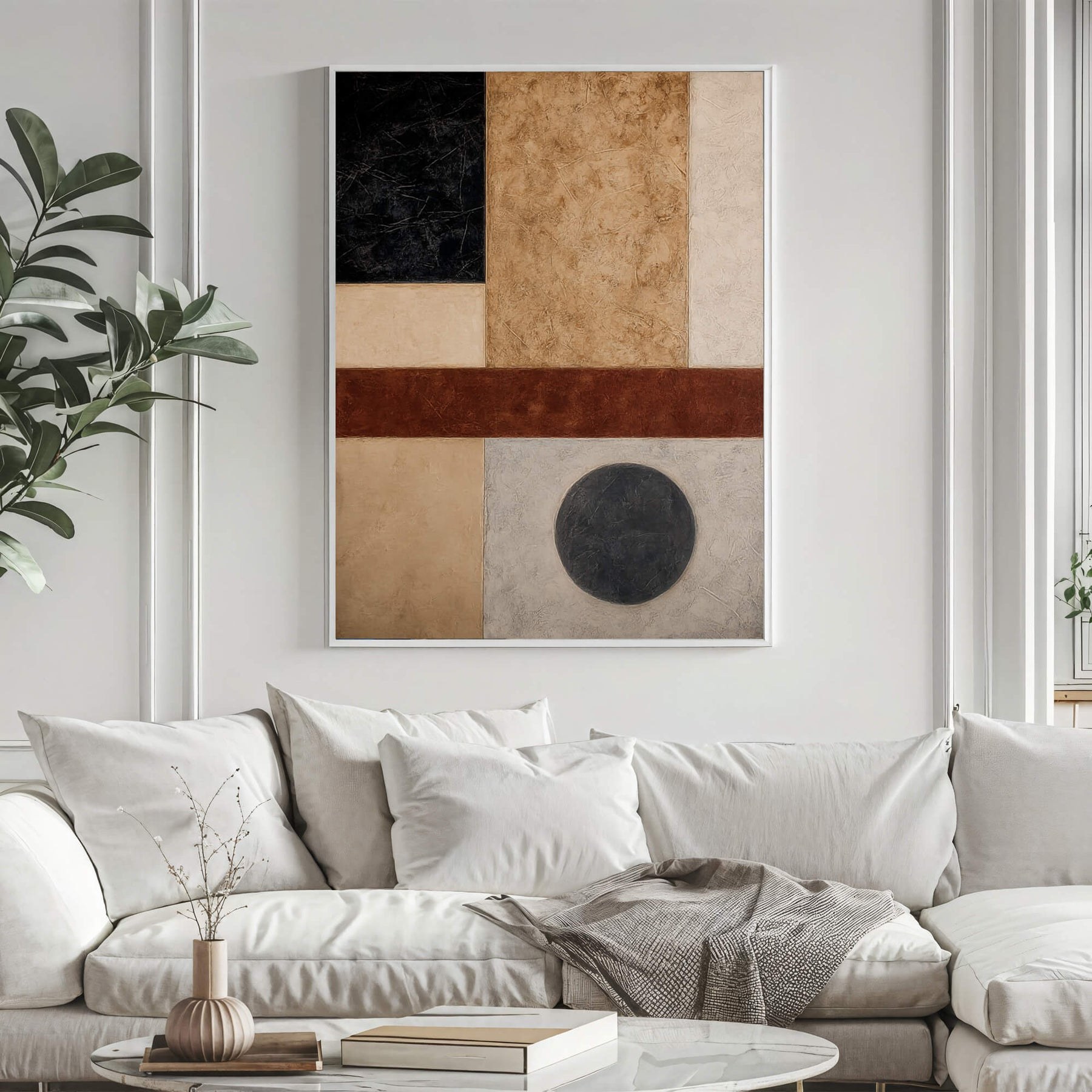 Textured Geometric Balance – 5