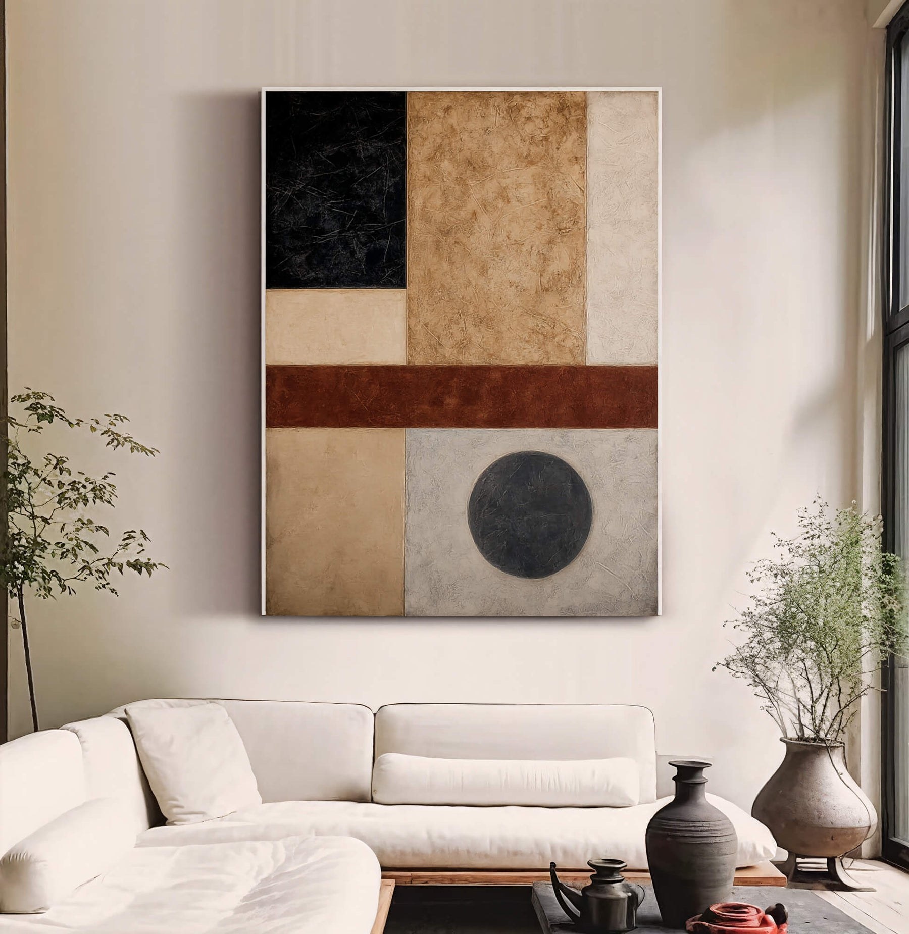 Textured Geometric Balance – 6