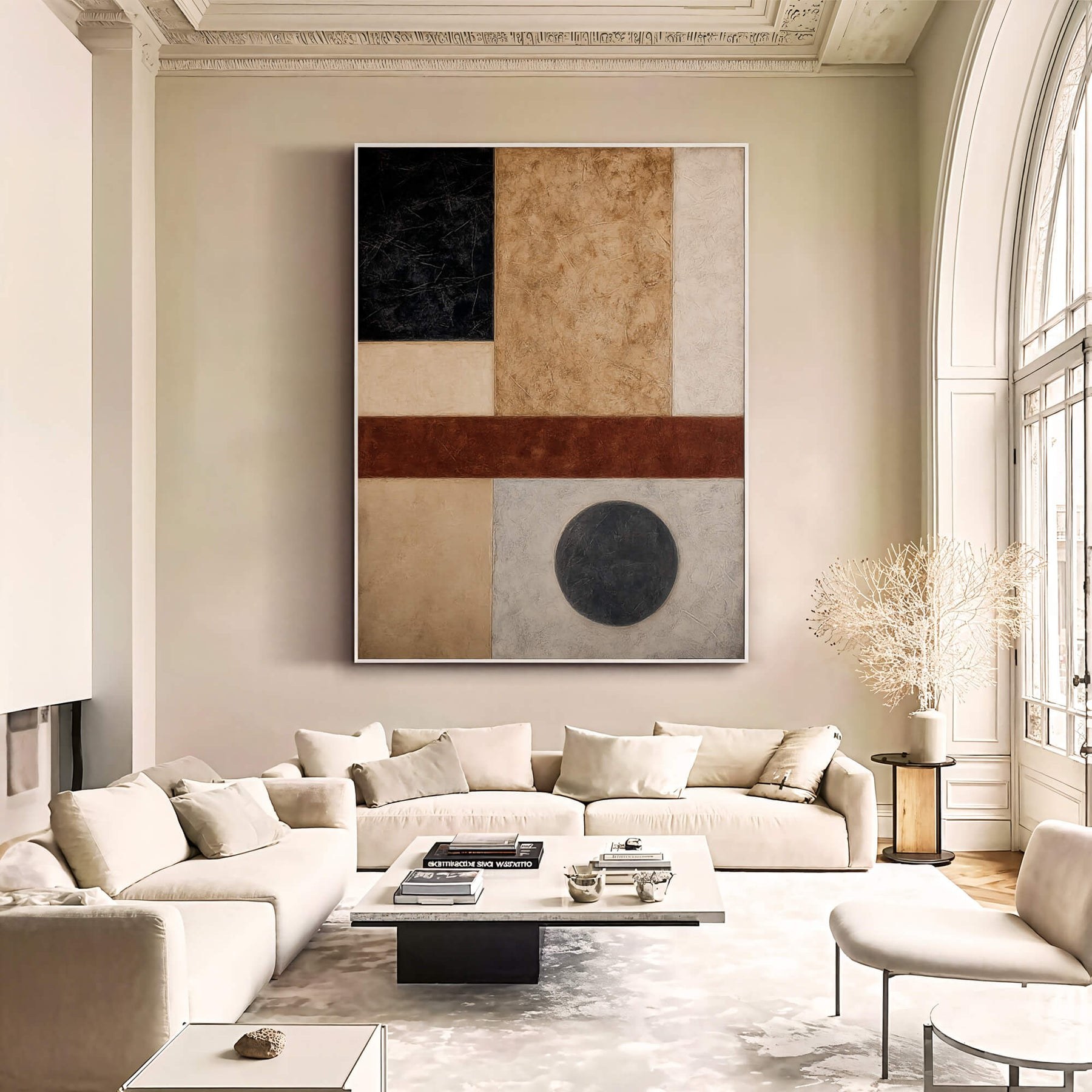 Textured Geometric Balance – 7