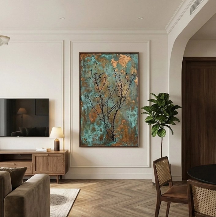 Wabi-Sabi Art Verdigris – 7