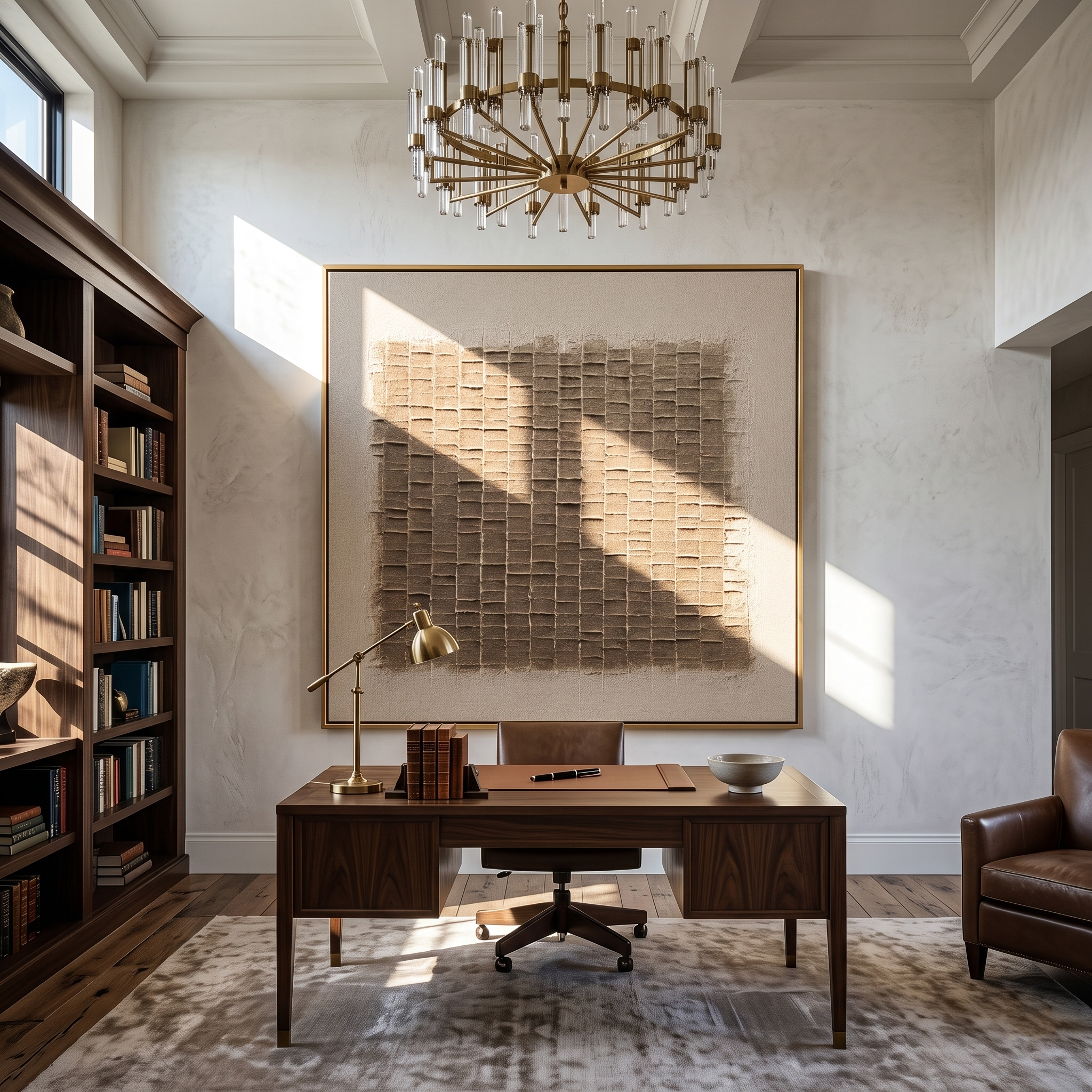 Sunlit Woven Grid