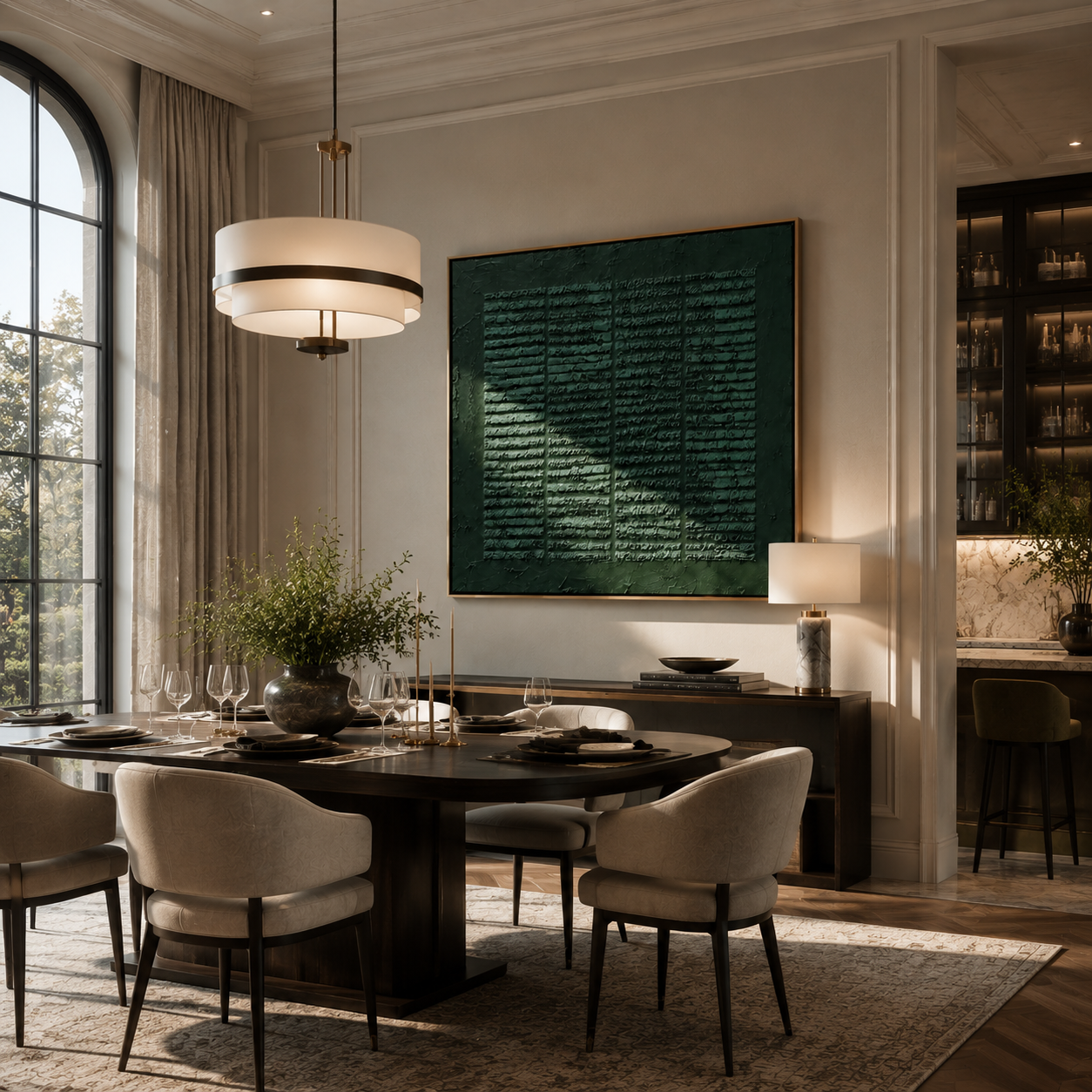 Emerald Ledger Lines – 6