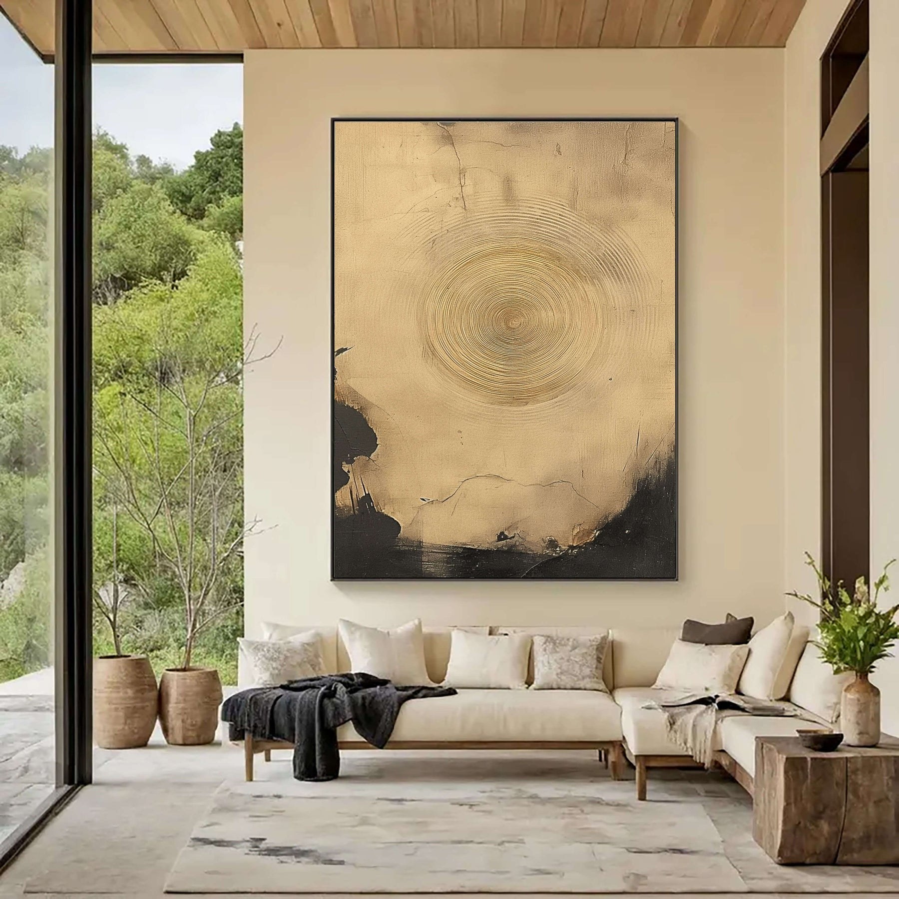 Weathered Concentric Rings