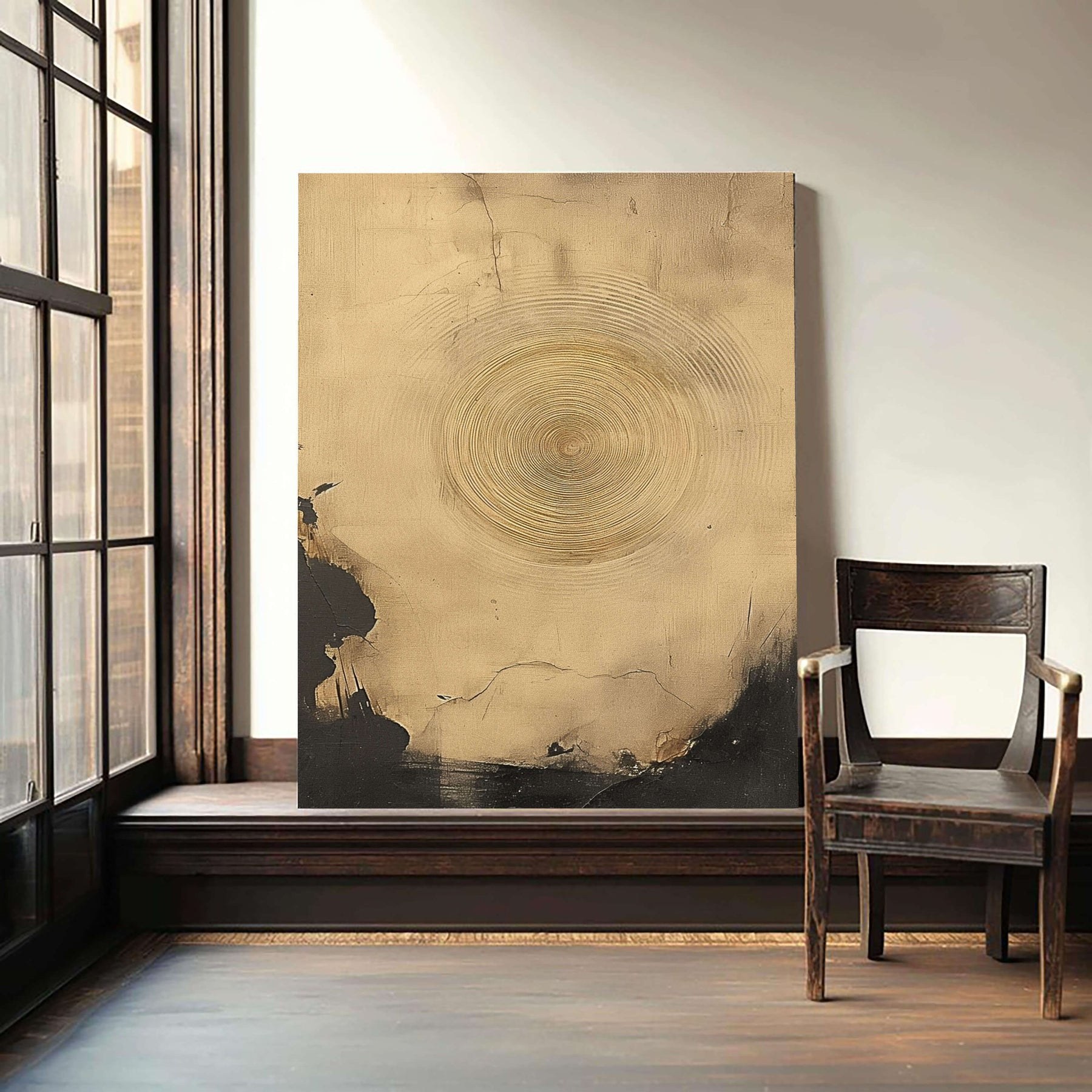Weathered Concentric Rings – 2