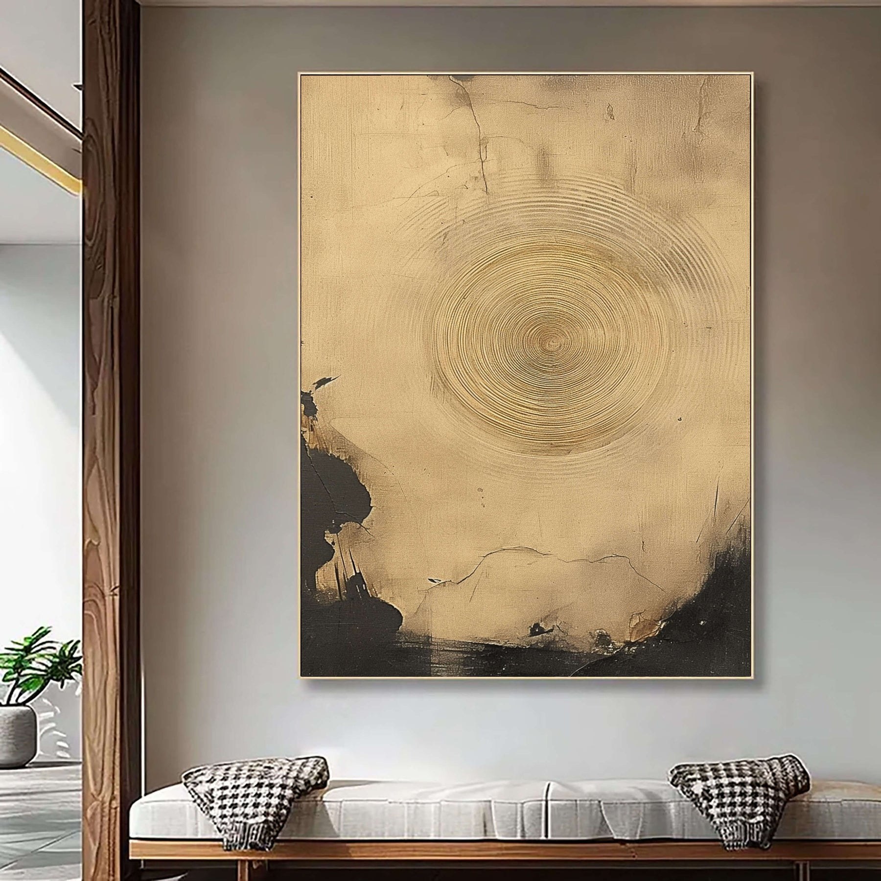 Weathered Concentric Rings – 3