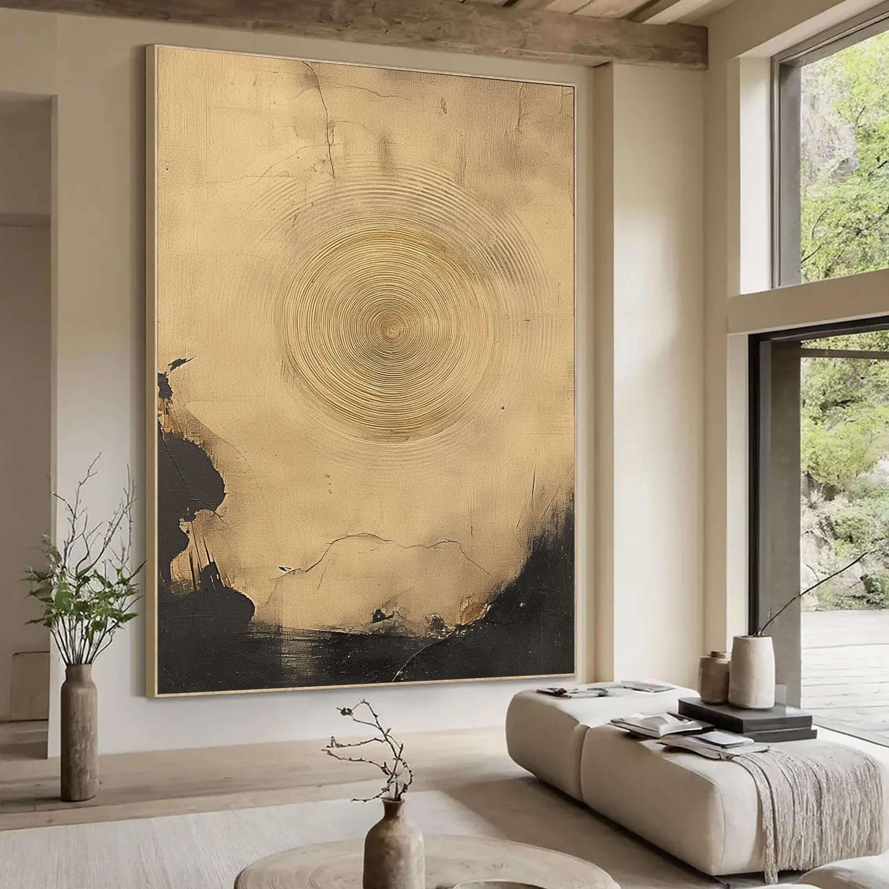 Weathered Concentric Rings – 4