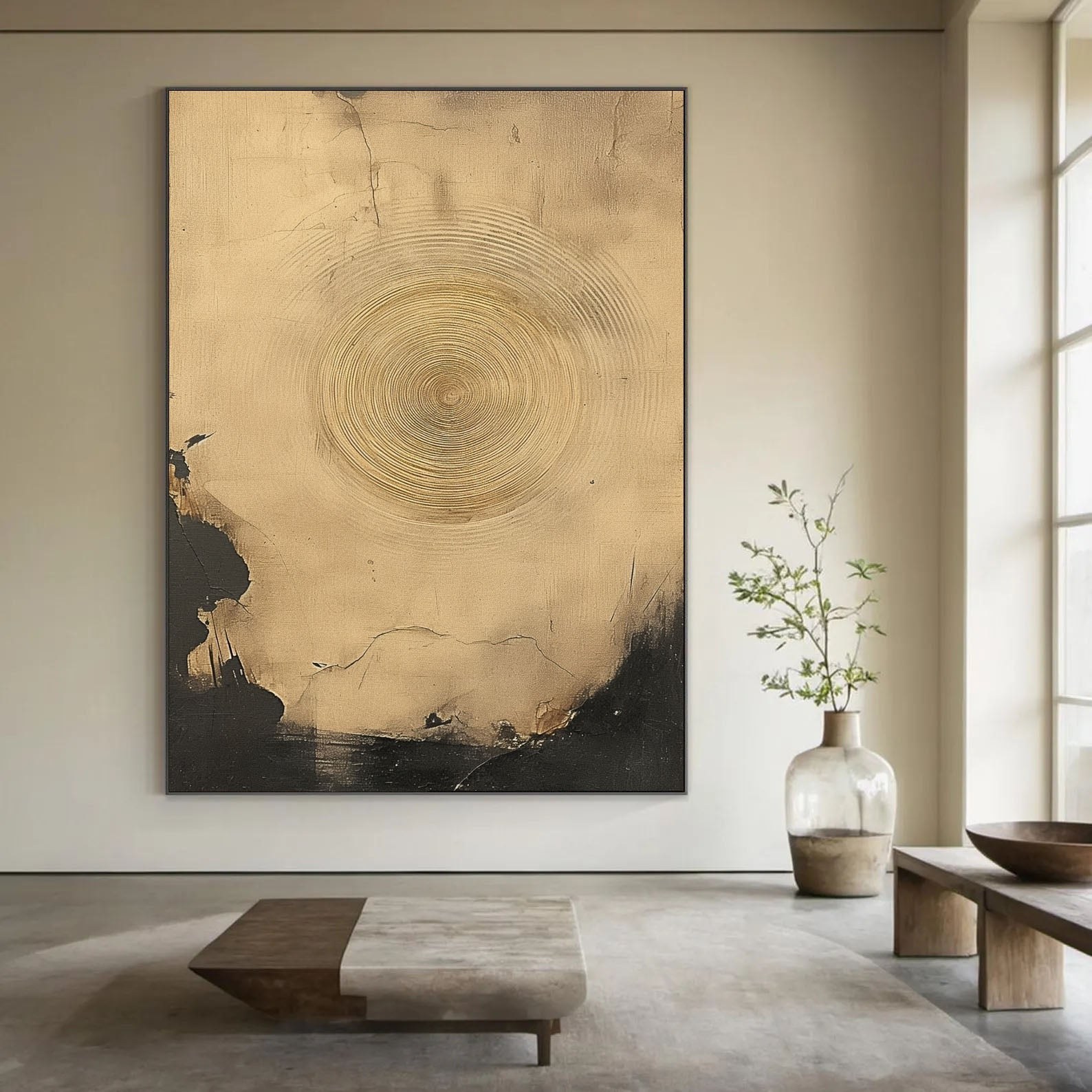 Weathered Concentric Rings – 6