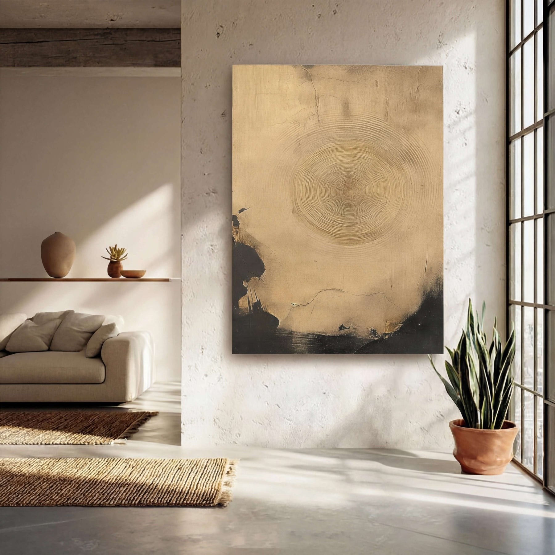Weathered Concentric Rings – 7