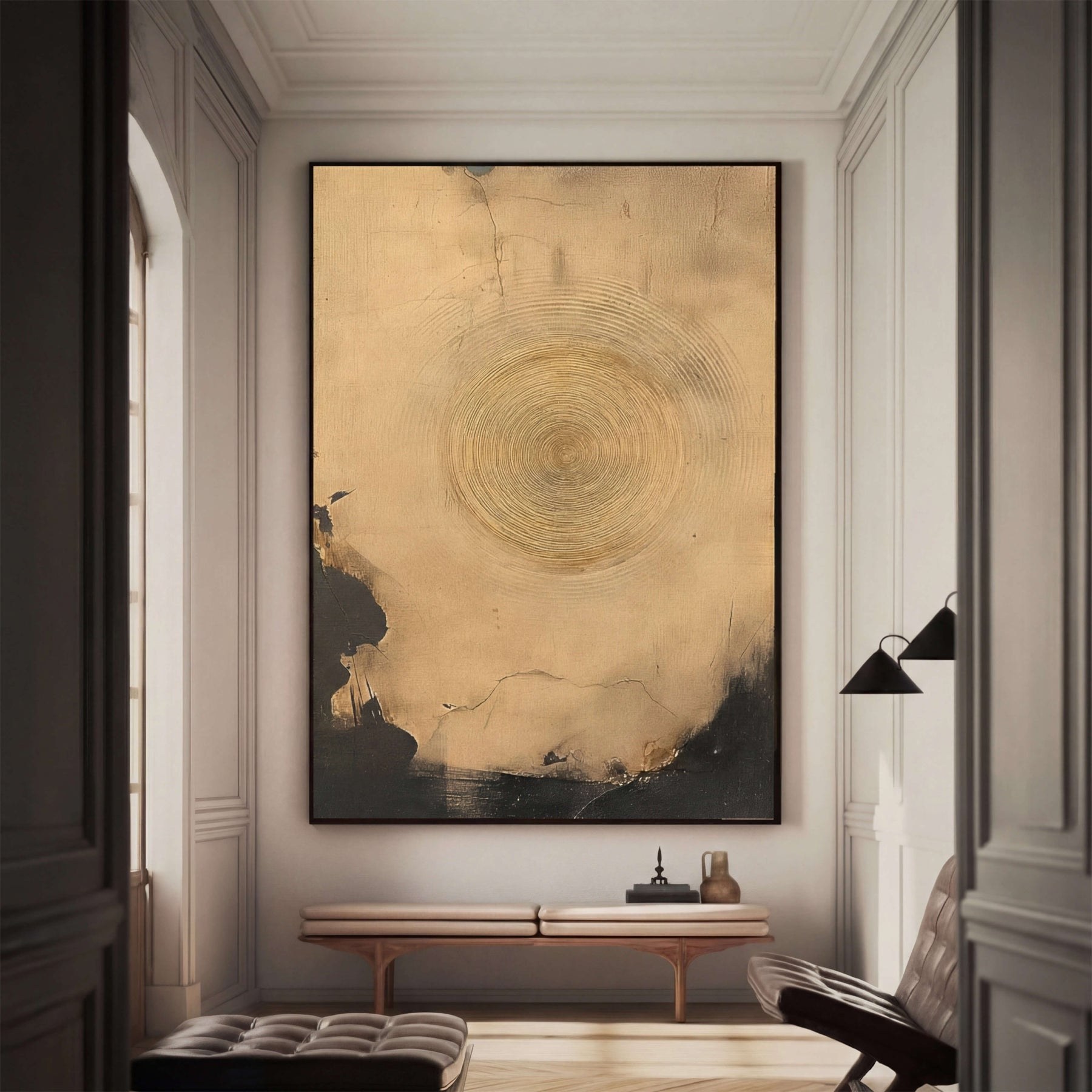 Weathered Concentric Rings – 8