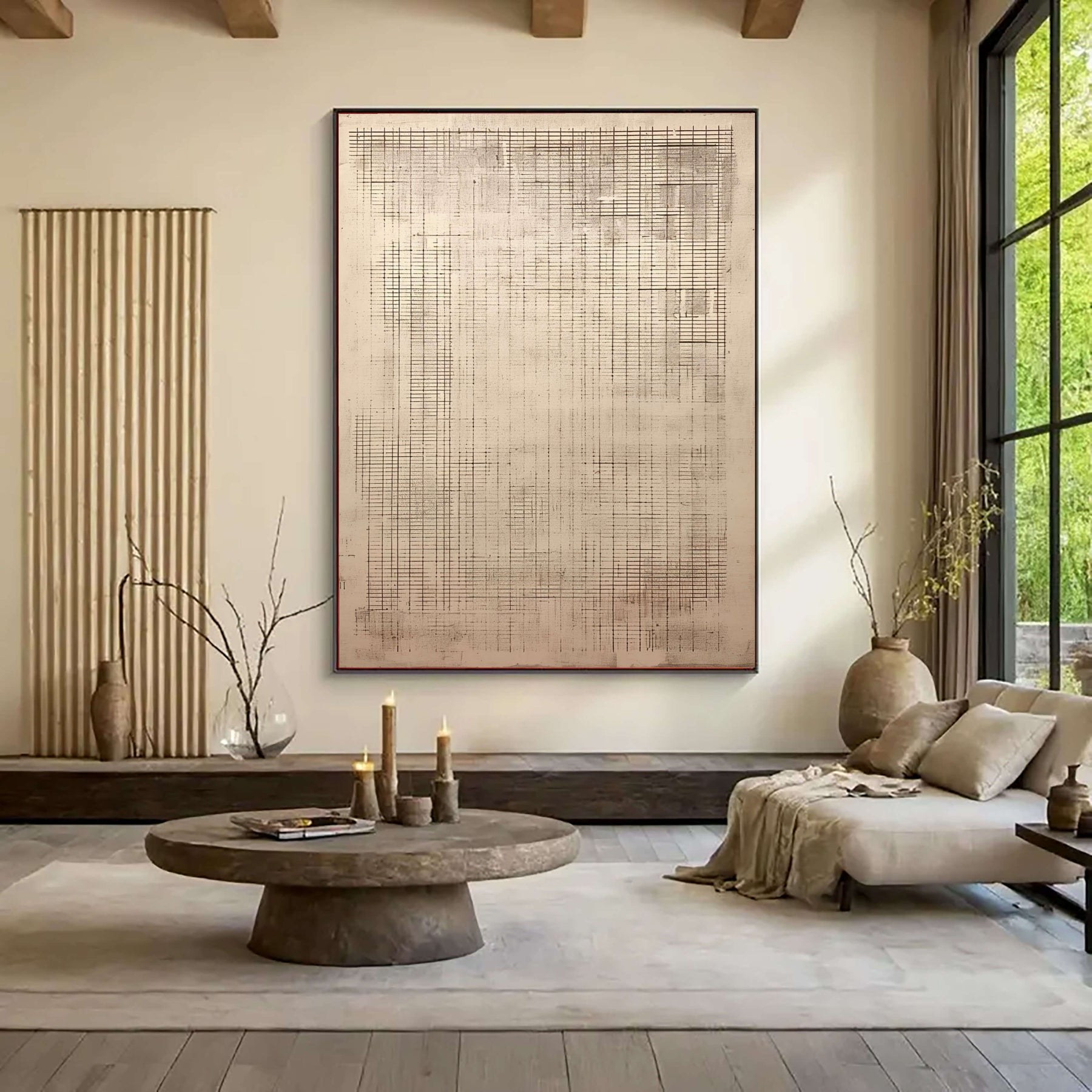 Weathered Grid Meditation