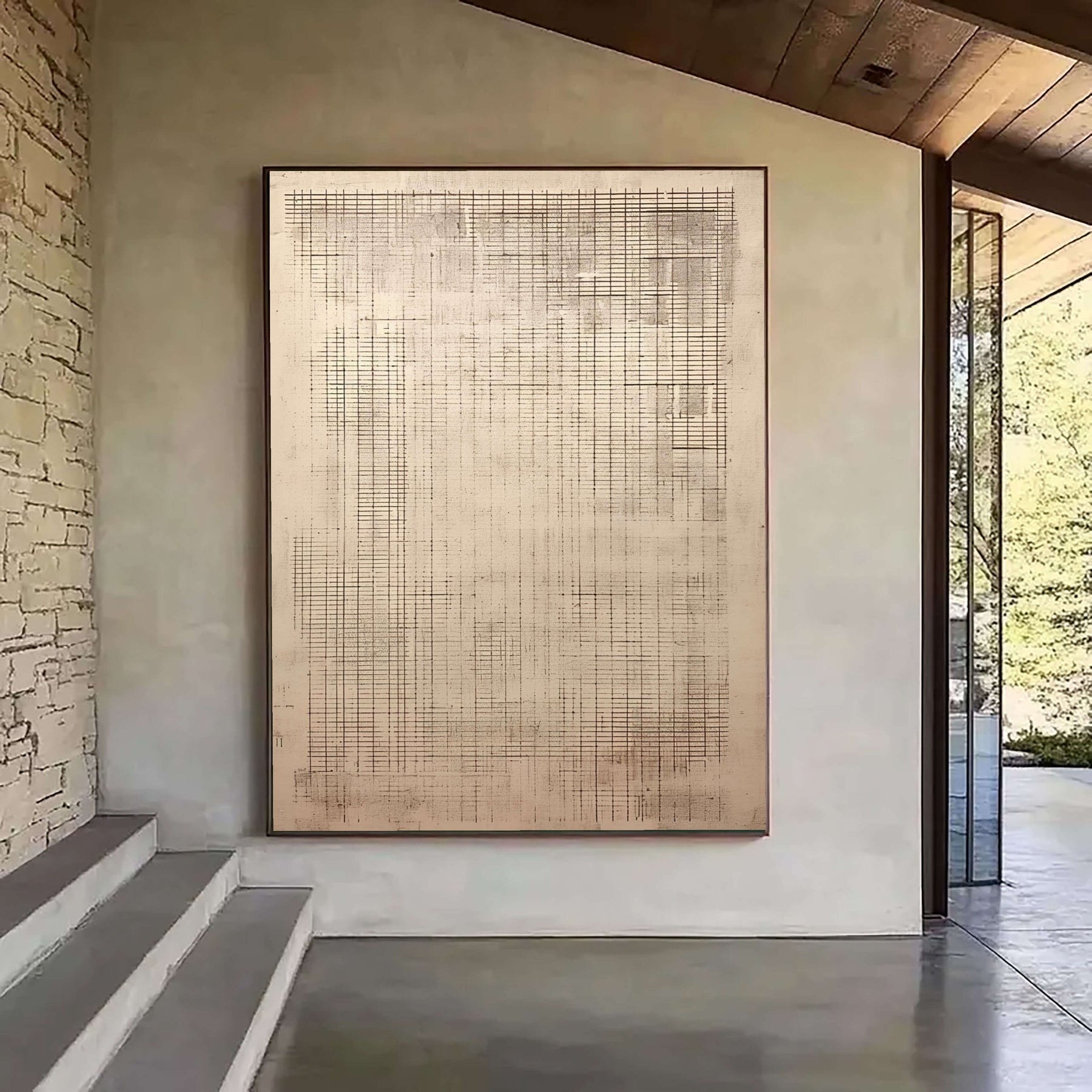 Weathered Grid Meditation – 6