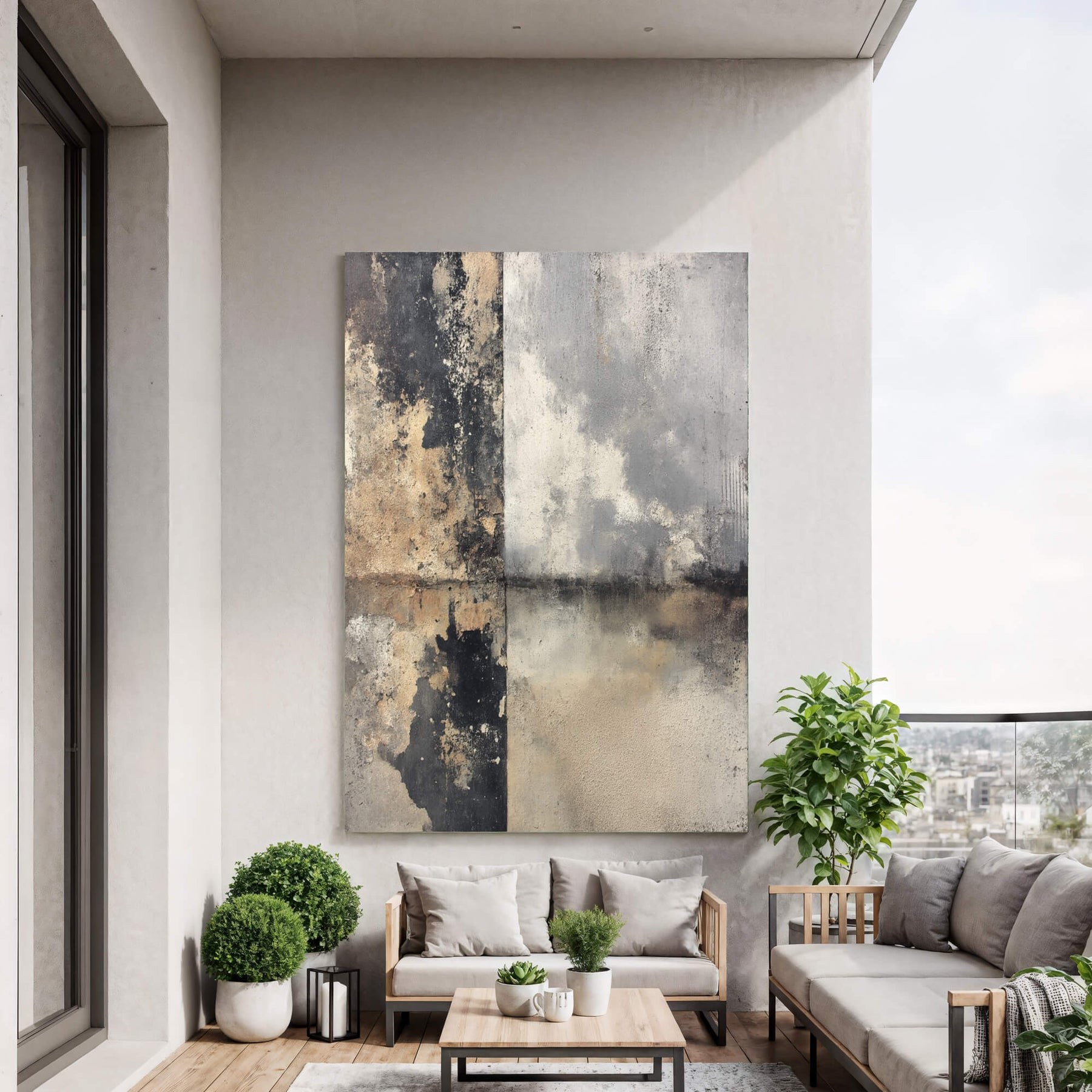 Weathered Grid Wash – 4